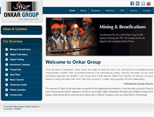 Tablet Screenshot of onkargroup.co.in